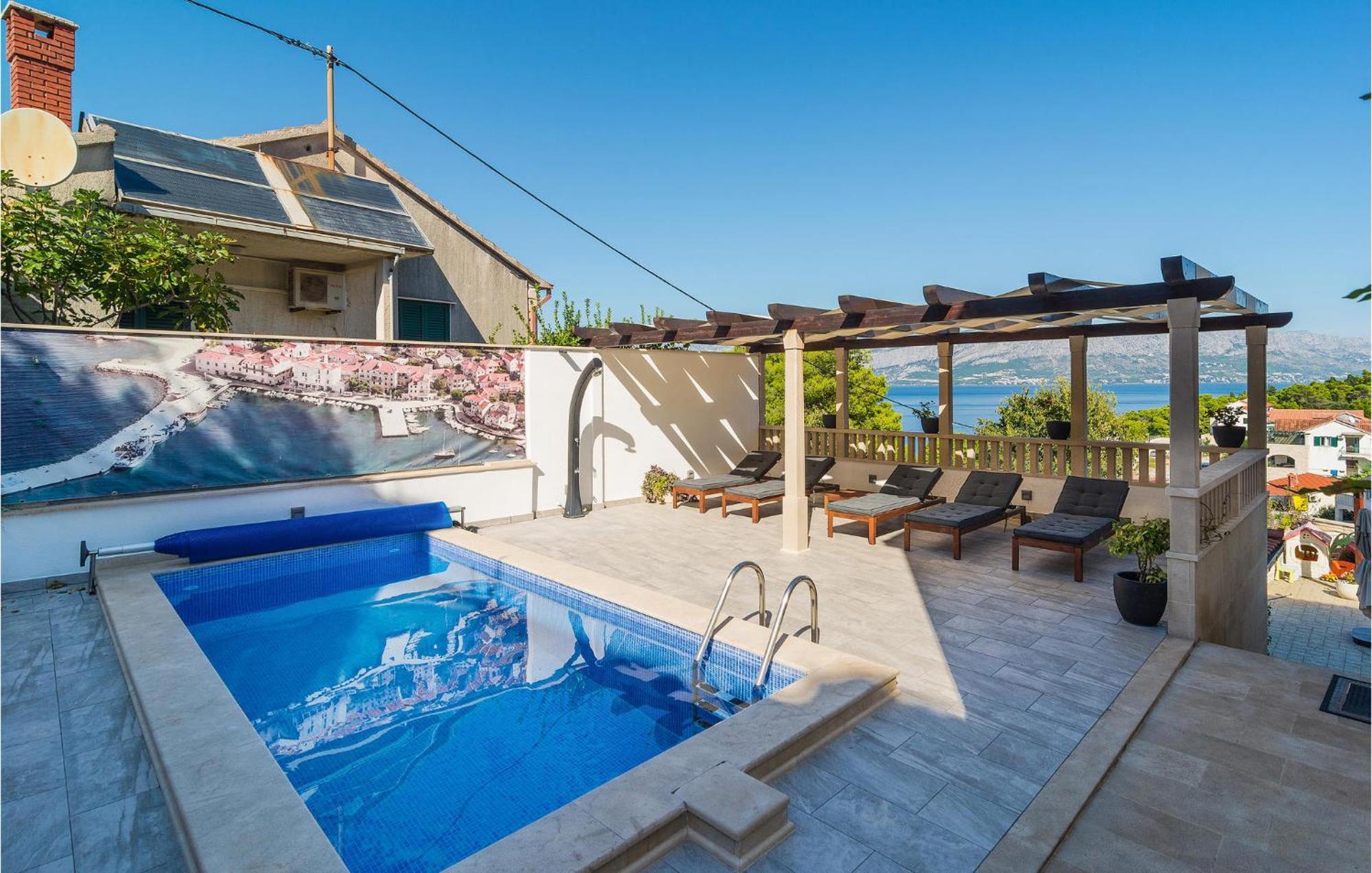 Nice Home In Postira With Outdoor Swimming Pool Buitenkant foto